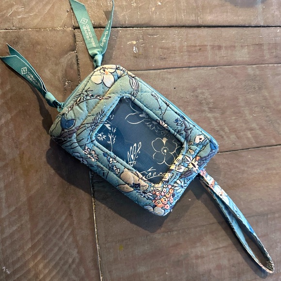 Vera Bradley wrist wallet.  Two compartments with photo ID. - Picture 1 of 4